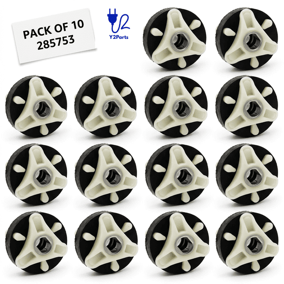 285753 Washer Motor Coupling Replacement for Whirlpool Kenmore Roper Estate Washers Pack of 10