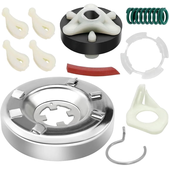 285785 Washer Clutch Assembly Kit & 285753A Motor Coupling Kit & 4pcs 80040 Washer Agitator Dogs 2026 UPGRADE by , Fit for Kenmore Whirlpool Roper Washer Replace 285331 3351342 3946794 3951311