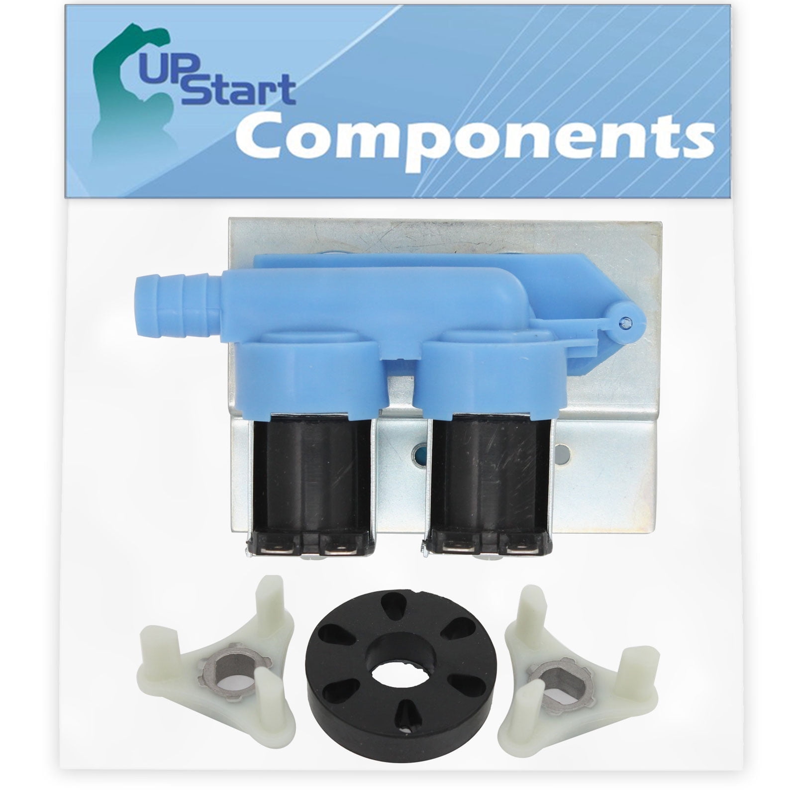 285805 Water Inlet Valve & 285753A Washer Motor Coupler Replacement for Whirlpool LXR7133JQ1 Washing Machine - Compatible with 285805 Inlet Valve & 285753A Motor Coupling Kit