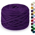 thumbnail image 1 of 285g T Shirt Yarn for Crocheting 109 Yards Elastic Ribbon Thick Crochet Fabric Knitting T-Shirt Yarn for Crochet Bag, Blanket, Basket, DIY Projects, Home Decor, 1 of 7