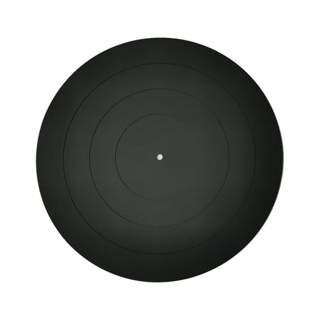 285mm Turntable Platter Mat Black Rubber Silicone Design for Universal