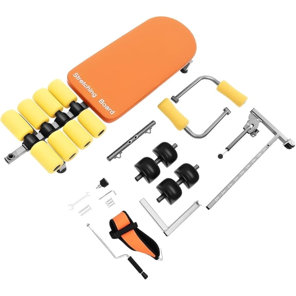 286.6 Lbs Weight Capacity Training Bench, Back Stretch Bench with Cervical Traction for Lumbar Decompression and Neck Stretcher, Full Body Stretching Device for Tension Relief for Home, Office, Gym