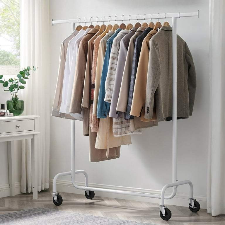 Minimalist Garment Racks Large Space Clothes Rail Freestanding