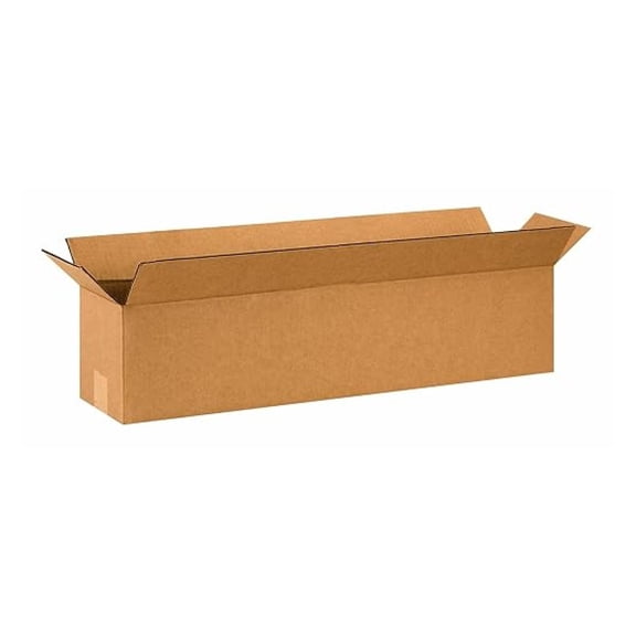 2866 Long Corrugated Cardboard Box 28" L x 6" W x 6" H, , for Shipping, Packing and Moving (Pack of 20)