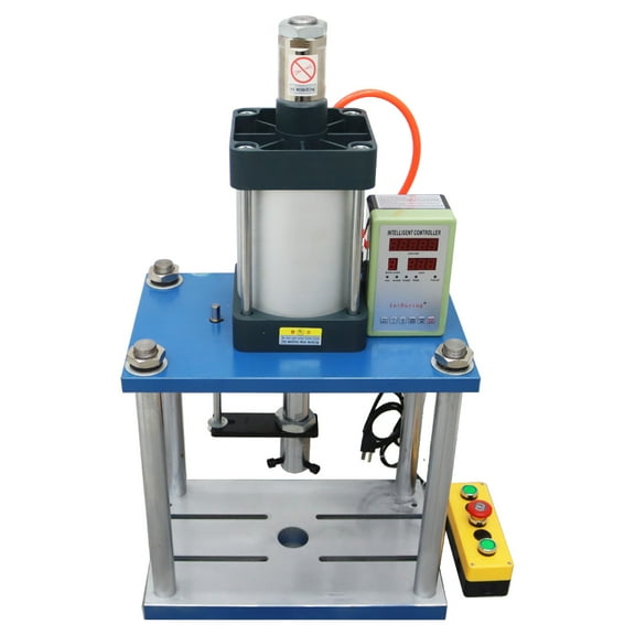 2866LBS Pneumatic Punch Press Machine 0.98 "Diameter Blanking Hole Four Pillars Two Plates with Display Controller 110V