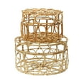thumbnail image 1 of 287003/S2-Elk Home-13 Inch Round and Oval Ring Box (Set of 2)   Washed Natural Finish, 1 of 2