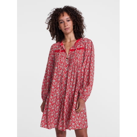 Scenario Women's Tiered Ruffle Mini Dress, Sizes XS-XXXL