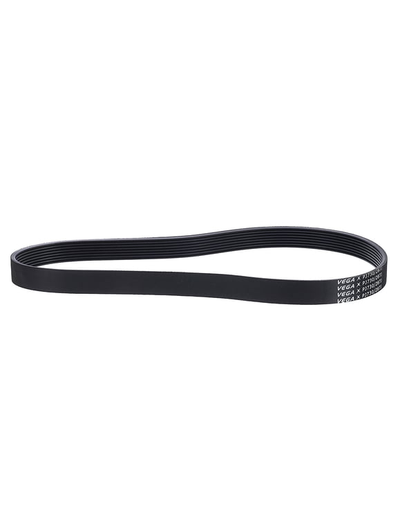 287J8 PJ V-Ribbed Belt 8 Ribs 28.7" Length x 0.74" Width x 0.14" Height, EPDM Rubber Poly V Belt