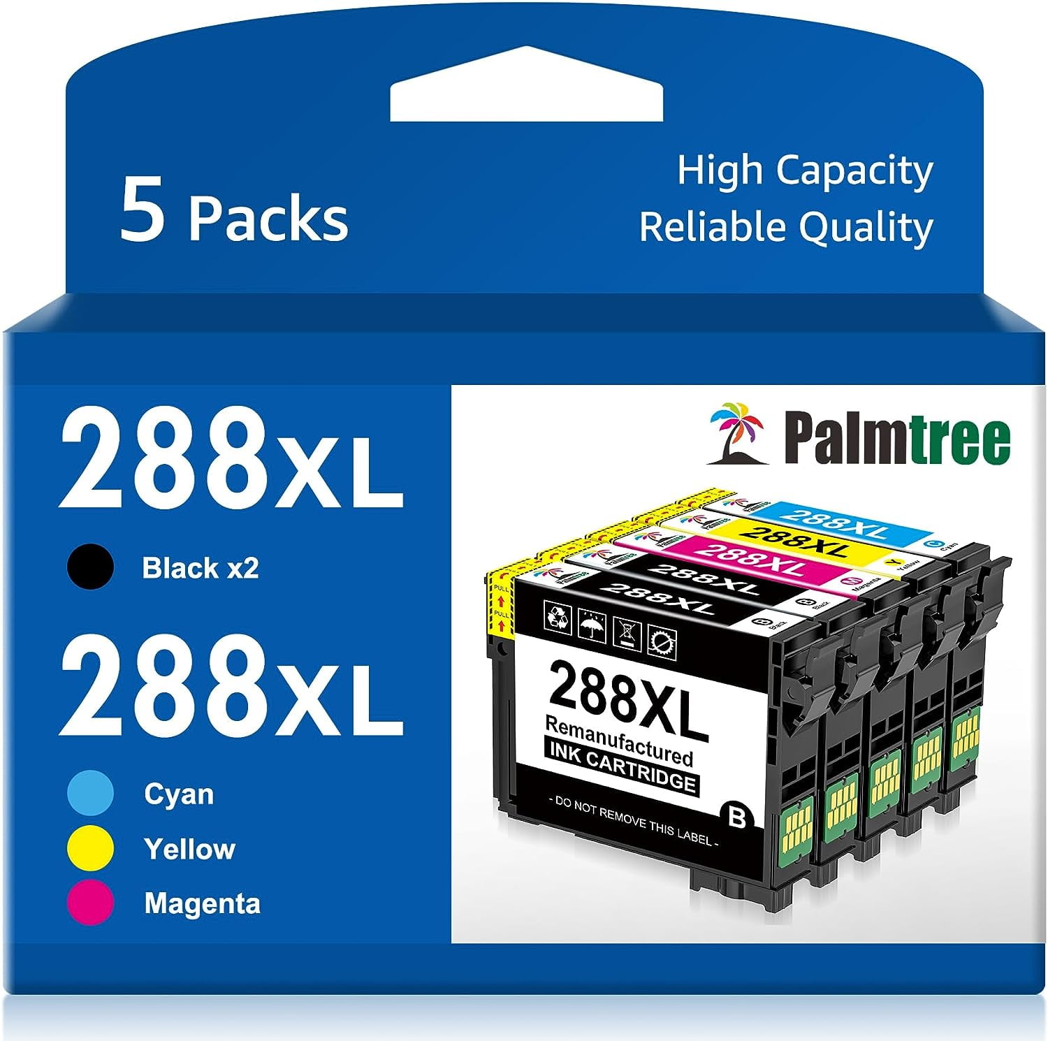 288 288XL Ink Cartridges High Capacity Compatible for Epson T288 T288XL