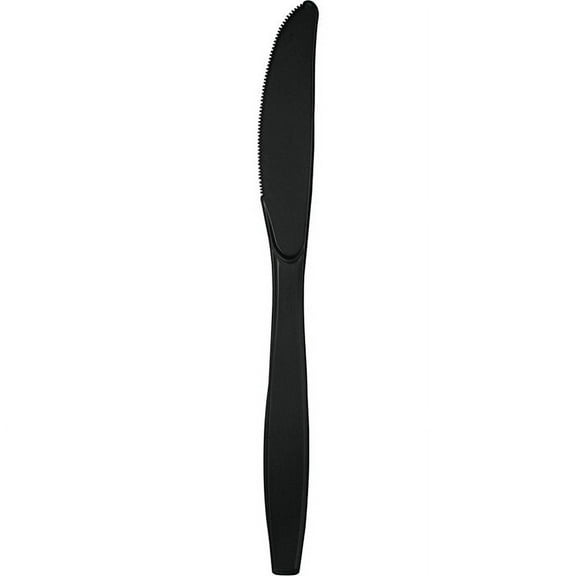 288 Count Bulk Pack Black Velvet Plastic Knives