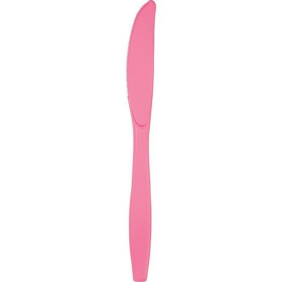 288 Count Bulk Pack Candy Pink Plastic Knives