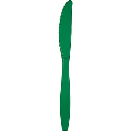 288 Count Bulk Pack Emerald Green Plastic Knives