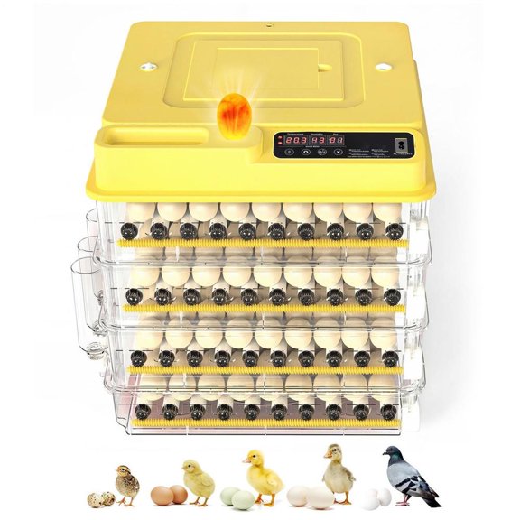 288 Egg Incubator, Large Poultry Hatcher with Fully Automatic Turning and Humidity Control for Chicken, Ducks, Quail, with Temperature Display