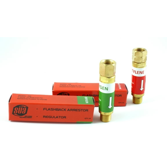 288 Flashback Arrestor - Regulator - Oxygen/Acetylene (PAIR)