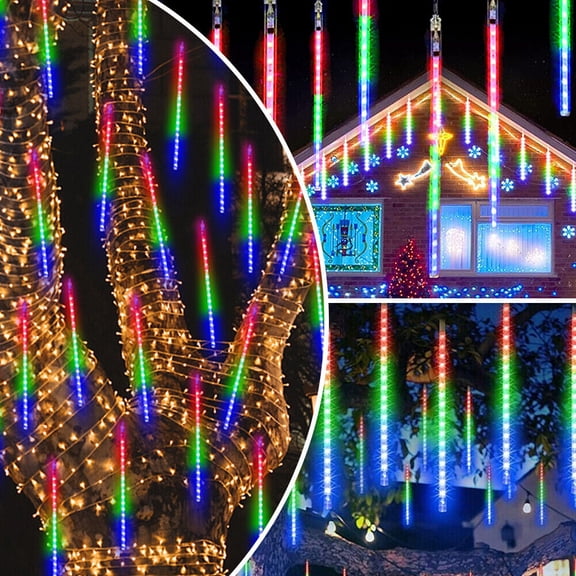 288 LED Lights Meteor Shower Rain Tree String Lights Garden Party Decoration