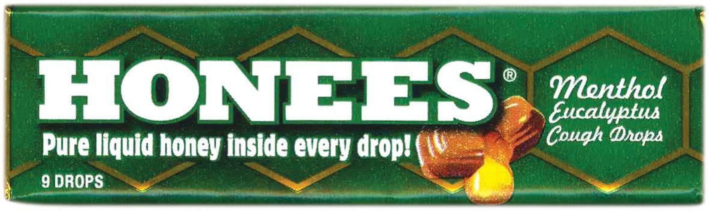 288 PACKS Ambrosoli Honees Menthol Eucalyptus Cough Drops, 9Drop