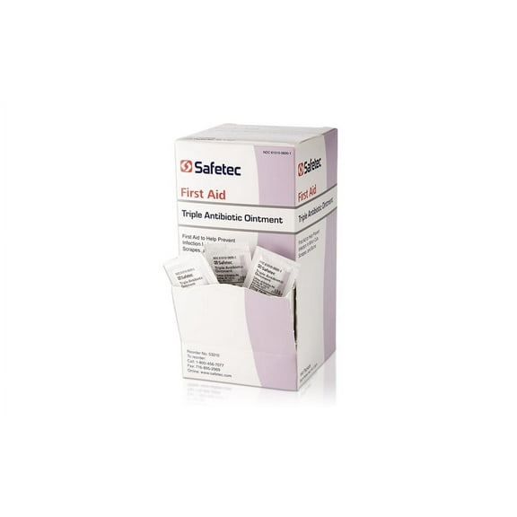 288 Packets - 0.9 g Quick relief Triple Antibiotic Cream by Safetec - MS-60789