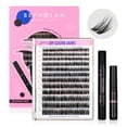 thumbnail image 1 of 288 Pcs Cluster Eyelash DIY Lash Extension Kit 604 Clear Brand, 1 of 6