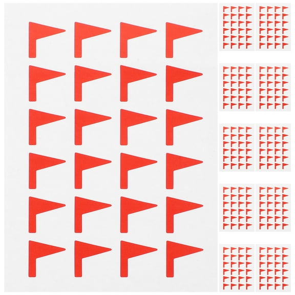 288 Pcs Map Marker Stickers Small Label Stickers Label Sticker Decorative Stickers Label Patch Paper 1.60X1.50X0.10CM