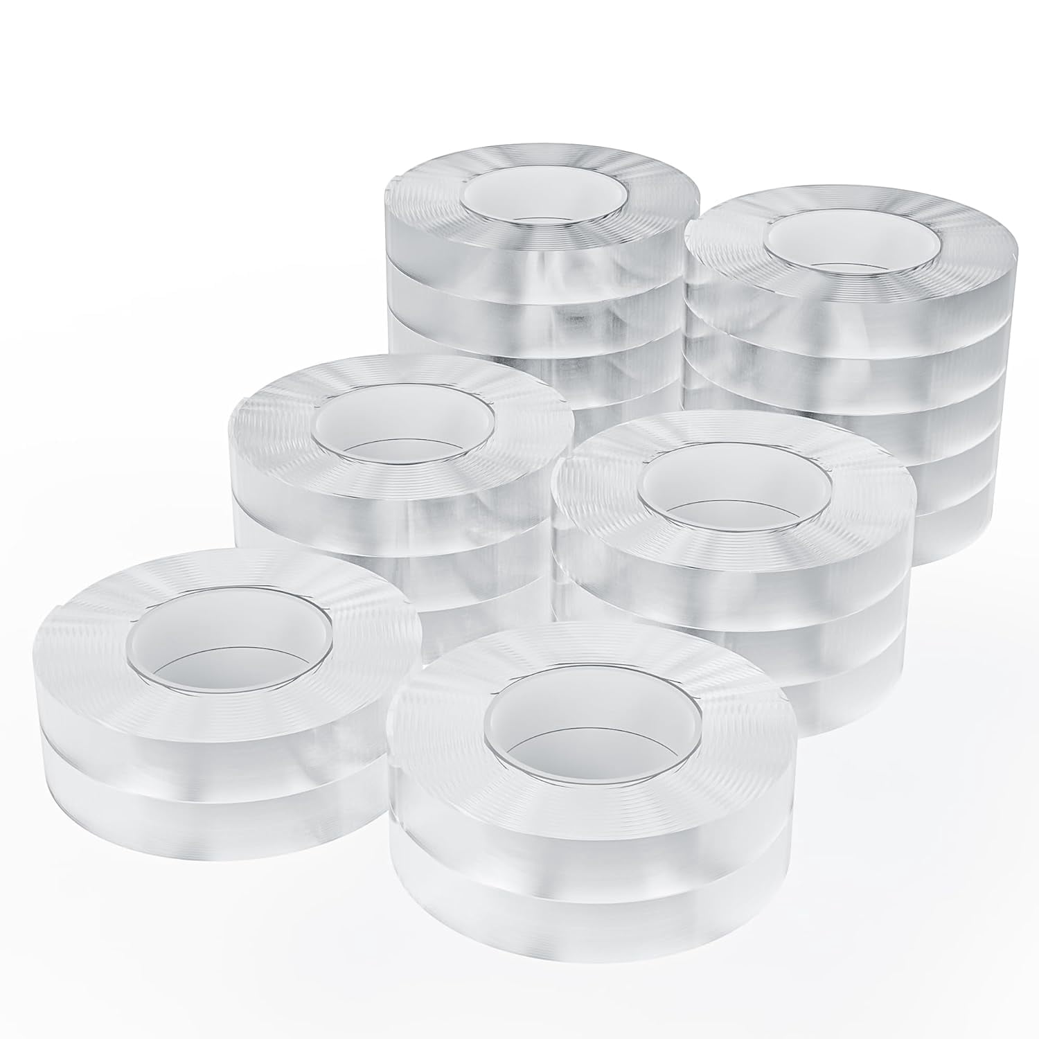 288 Rolls Double Sided Tape, Nano Tape, Transparent Adhesive Tape, Traceless Adhesive Tape, Removable, Washable, Reusable, Suitable for Carpets, Photo Walls, 9.85 Feet Per Roll