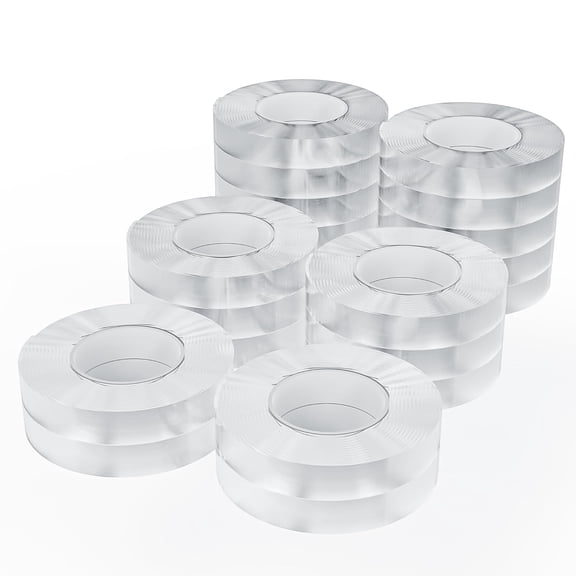 288 Rolls Double Sided Tape, Nano Tape, Transparent Adhesive Tape, Traceless Adhesive Tape, Removable, Washable, Reusable, Suitable for Carpets, Photo Walls, 9.85 Feet Per Roll