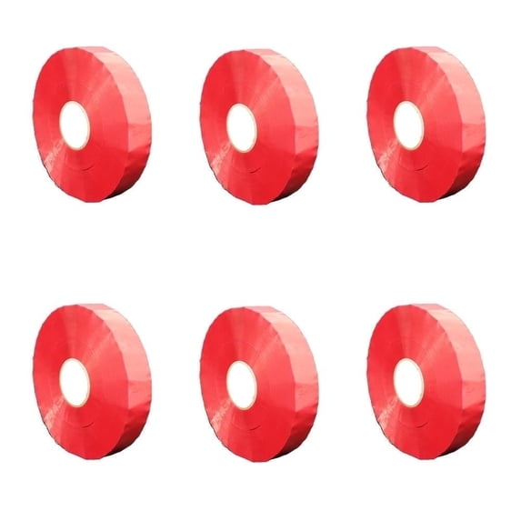 SSBM 1.88 Inch x 1000 Yards Red Acrylic Carton Sealing Tape 2 Mil Commercial Packing and Dispensing 288 Rolls
