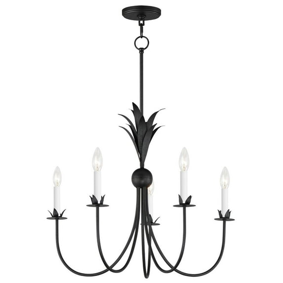 2885AR Maxim Lighting Paloma - 5 Light Chandelier-22.5 Inches Tall and 26 Inches Wide -Traditional Installation