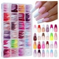 thumbnail image 1 of 288PCS French Tip Press On Nails - Reusable Glue-On Fake Nails with Seamless, Traceless Design - Manicure in Minutes, 1 of 5
