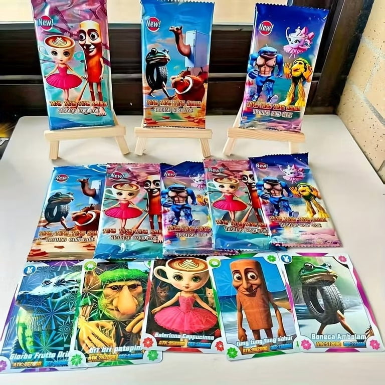 italian brainrot cards rare Lamincard Collectible Lamincards 1pc | Hobbyco Will You Uncover Iconic Characters Like Ballerina Cappucina Or Skibidetto Toaletto Italian Brainrot Trading Cards Series