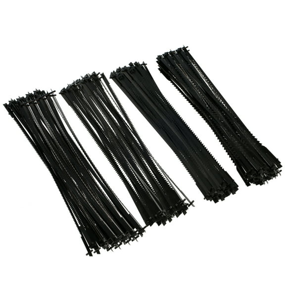 288Pcs 5 Inch Carbon Steel Scroll Saw Blade Set High Strength Pin End Scroll Saw Blades Easy to Install Double Reverse Scroll Saw Blades for Hardwood Softwood Plastic Copper