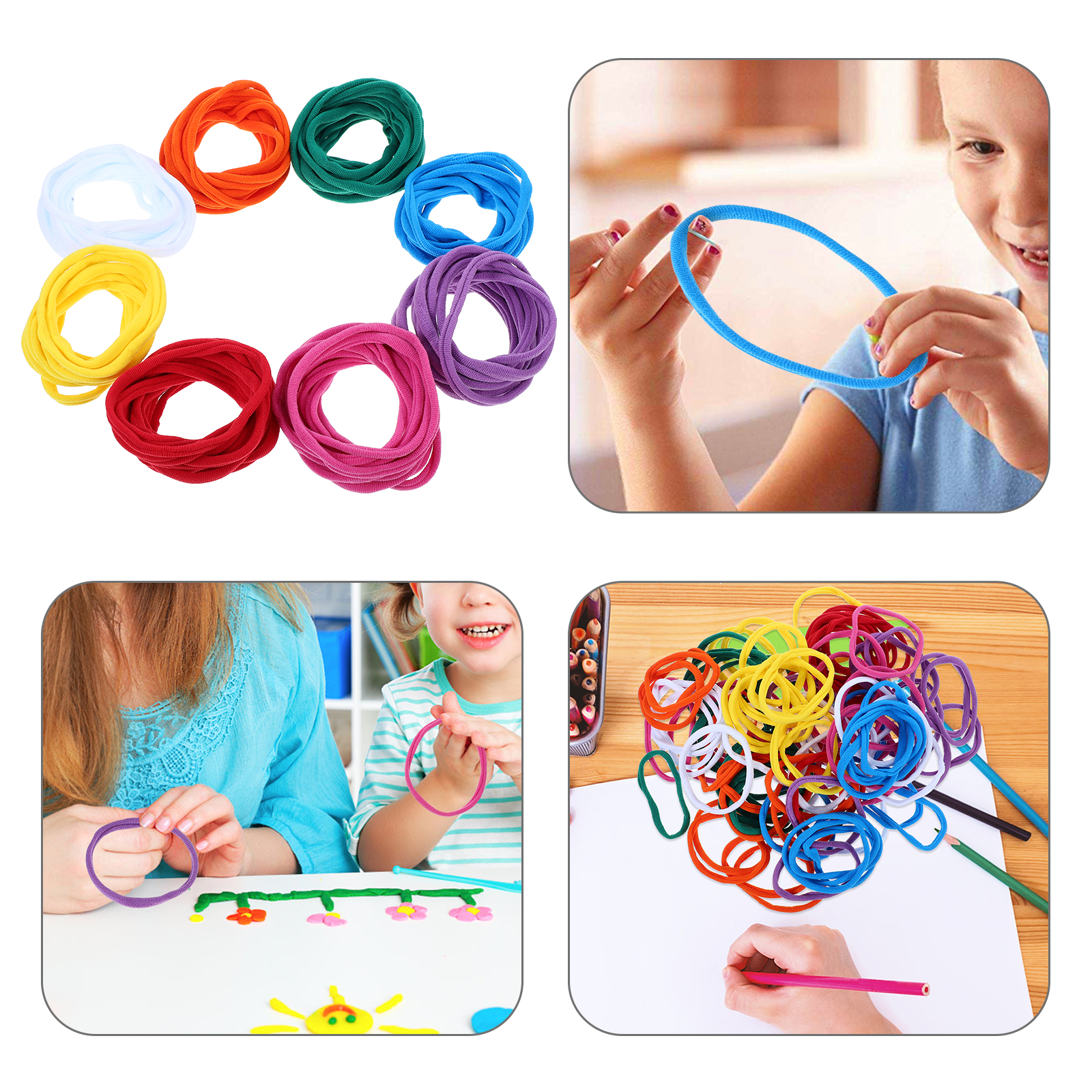 288Pcs String Toy Rope Knitter Finger String for Elastic Hand Game ...