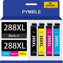 288XL 288 Ink Cartridges Replacement for Epson 288 Ink Cartridges for Epson XP-440 XP-330 XP-340 XP-430 XP-446 XP-434 Printer(1 Black, 1 Cyan, 1 Magenta, 1 Yellow,4Pack)