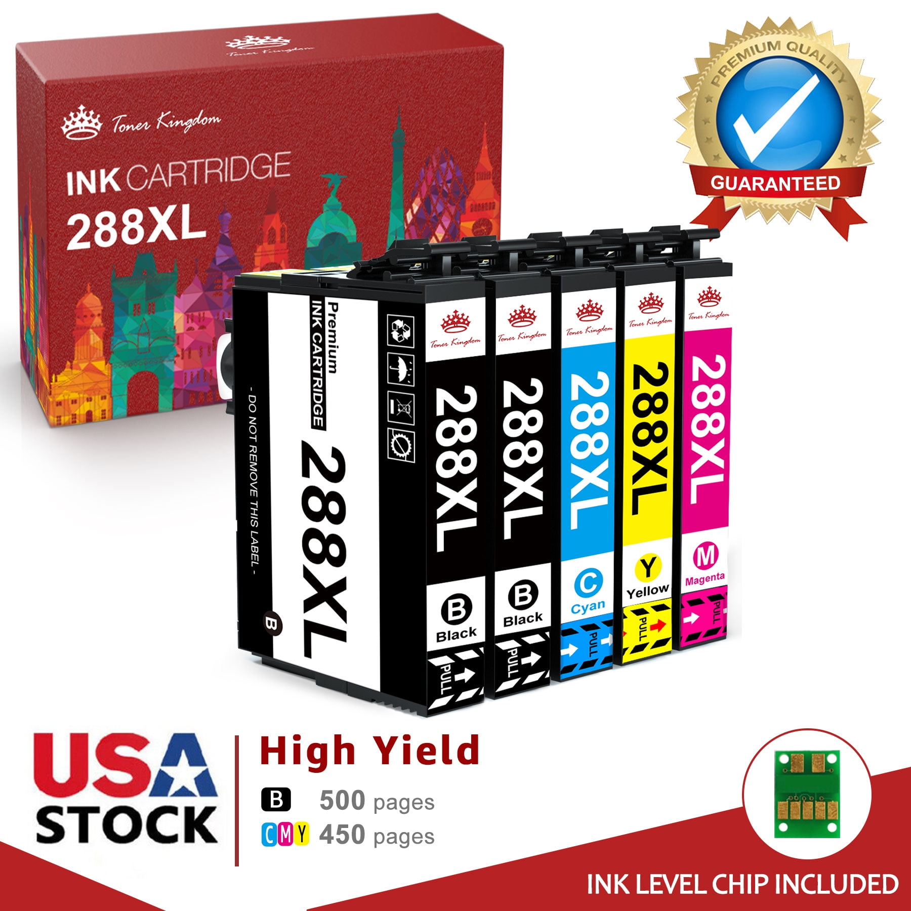 288XL 288 Ink Cartridges for Epson XP440 XP330 XP340 XP430 XP446