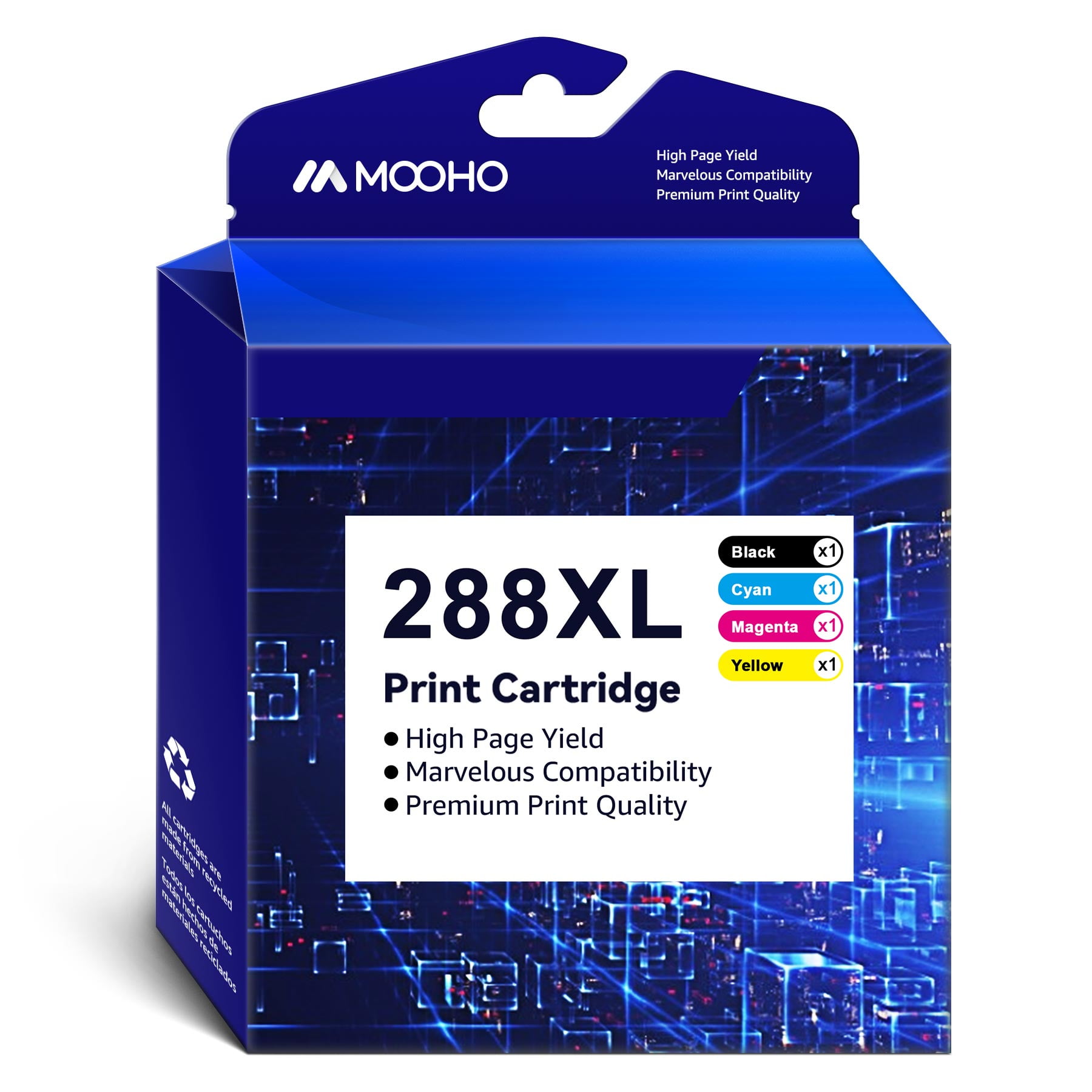 288XL Ink Cartridges Replacement for Epson 288XL Ink Cartridges Combo