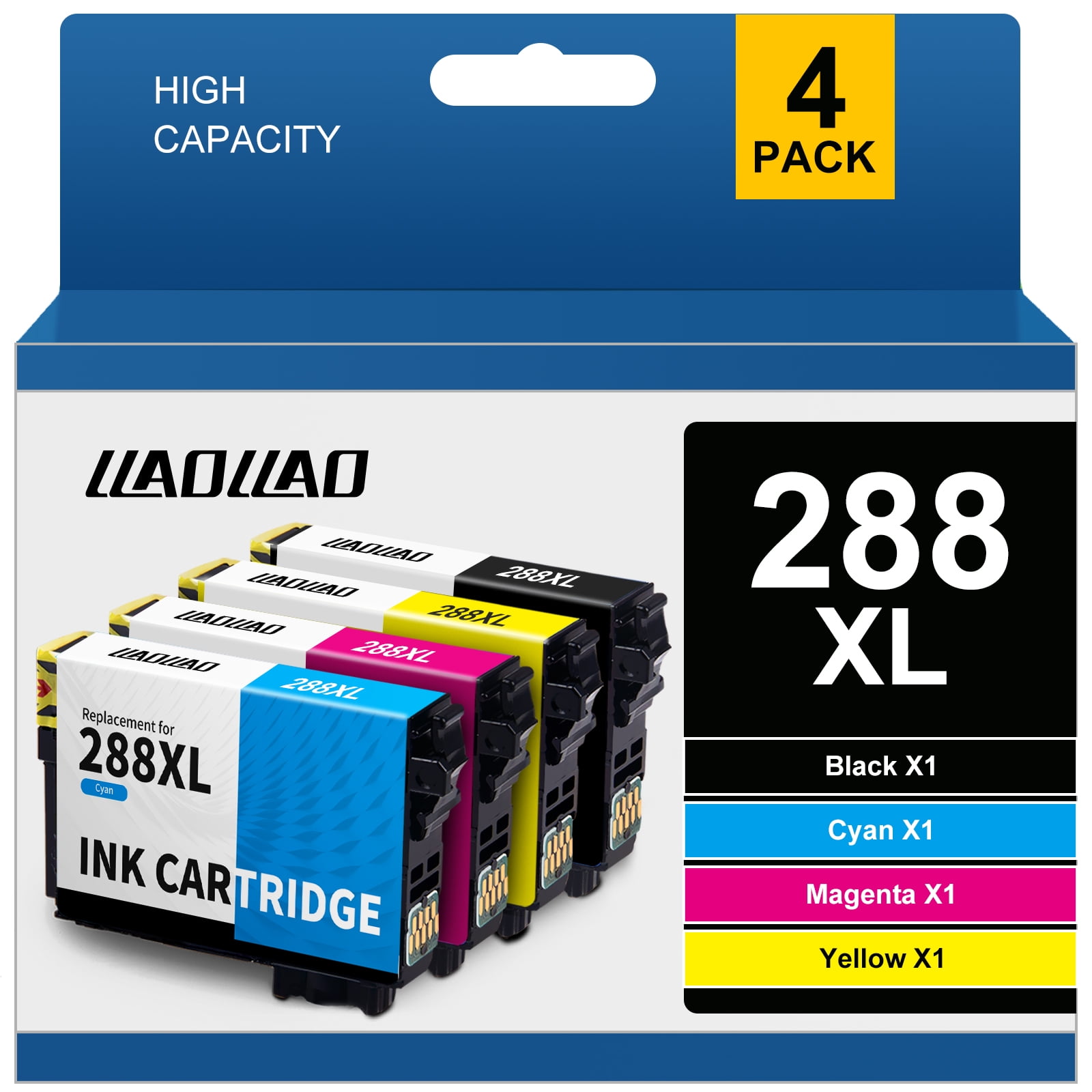 288XL for Epson 288XL Ink Cartridges Combo Pack Works with XP440 XP