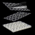 thumbnail image 1 of 288pcs (12 Sheets) Adhesive Tabs Ultrathin Waterproof Breathable Double-Sided Jelly Fake il Sticker Super Sticky Large False il Glue Sticker Transparent Flexible for Manicure - Plus Size, 1 of 5