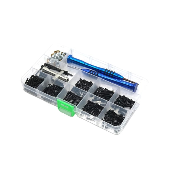 288pcs/set RC Screw for 1/12 Scale Model with Screwdriver