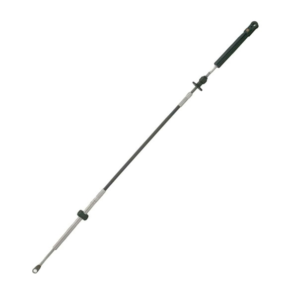 OEM Grade 28 Foot Throttle Shift Control Cable Compatible with 1979 and Newer Johnson Evinrude OMC BRP Outboard Snap-In HDPE Marine Control Cable 0173128 173128