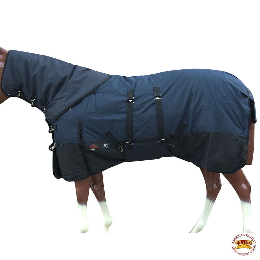 28HI 82" Hilason 1200D Waterproof Winter Horse Blanket Neck Cover Belly
