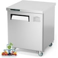 thumbnail image 1 of 28Inch Refrigerator Sandwich/Salad Prep Table Refrigerator,7.42 cu. ft W 1 Door Commercial Stainless Steel Counter Food Prep Station Cooler Refrigerator for Restaurant Bar, 1 of 7