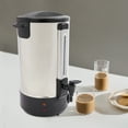 thumbnail image 1 of 28L Commercial Coffee Maker, Stainless Steel Coffee Dispenser, Hot Coffee Dispenser Black, 1 of 14