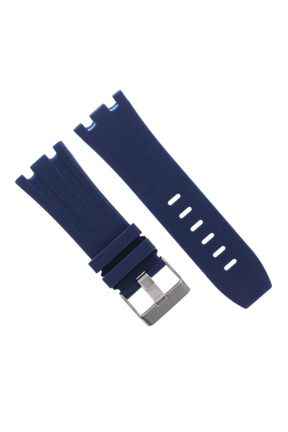 28MM AP RUBBER BAND STRAP FOR 42MM AUDEMARS PIGUET ROYAL OAK OFFSHORE 15703 BLUE