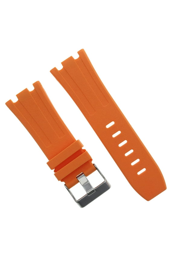 28MM AP RUBBER BAND STRAP FOR 42MM AUDEMARS PIGUET ROYAL OAK OFFSHORE ORANGE