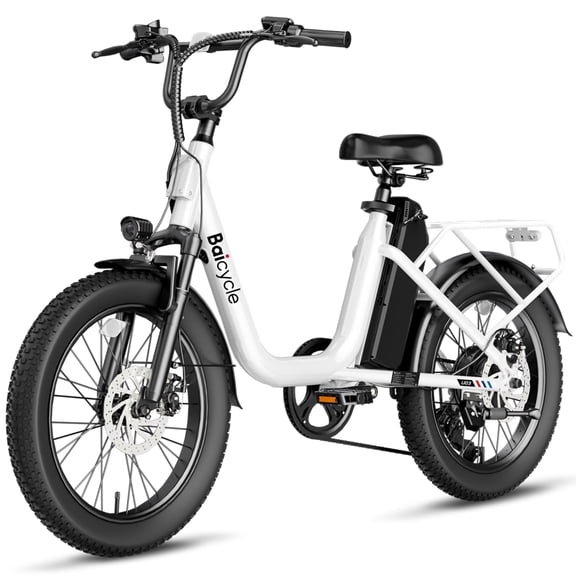 28MPH Fast Electric Bikes, 1200W Adults E-Bicycle 20" Fat Tire 90 Miles Mountain Ebike,48V 7 Speed Step-Thru Ebike UL2849