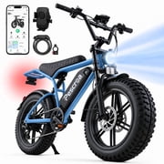 28MPH Max Speed Electric Bike with 500LBS Max Weight, 750W Motor Ebike for Adults, Pescroa Electric Bike for Adults, APP Control, Adult Electric Bicycles with 65Mile Range
