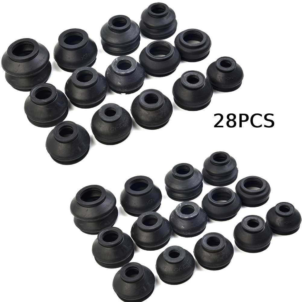 28Pcs Ball Joint Boot Suspension Steering Dust Cover Track Tie Rod