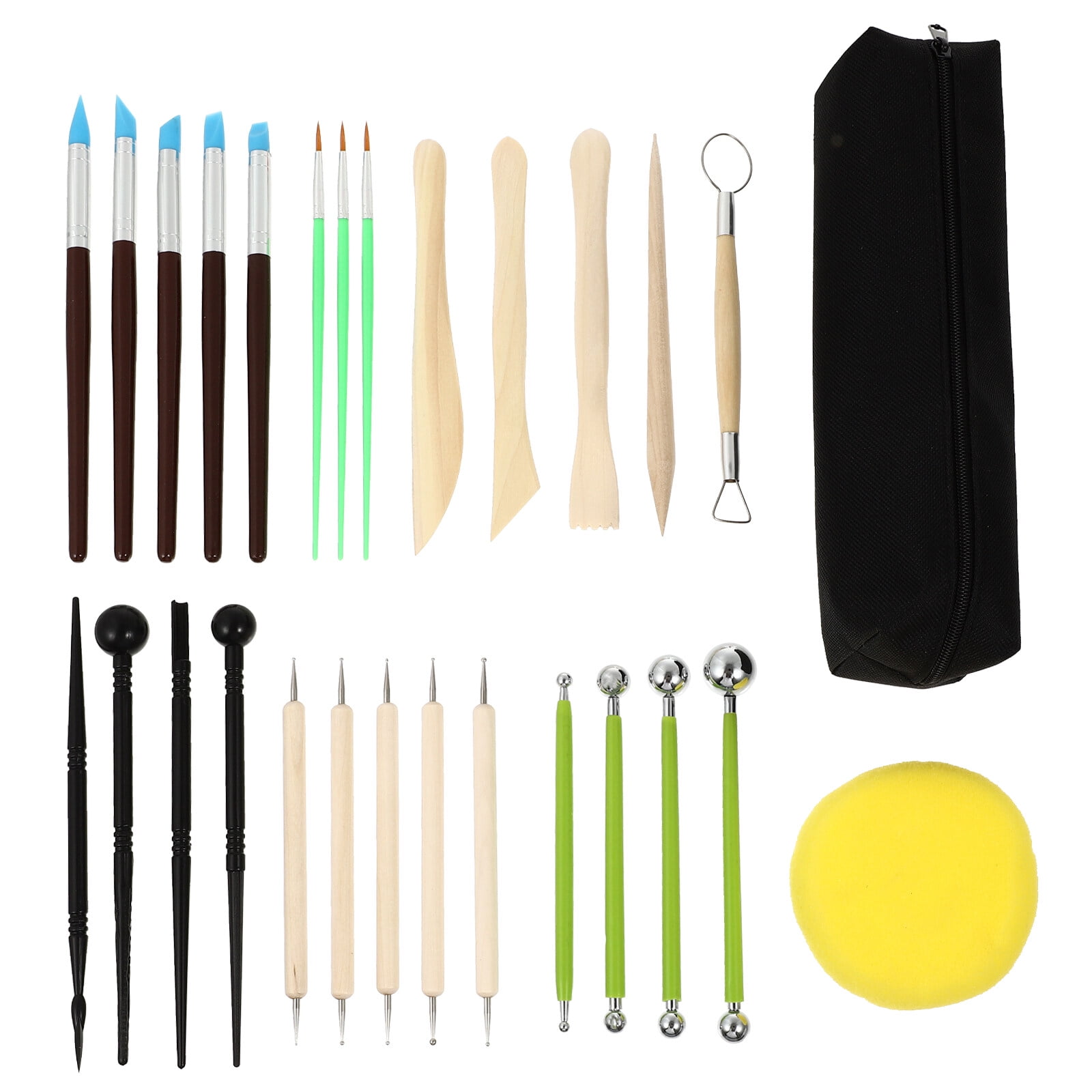 28Pcs DIY Sculpting Tools Clay Carving Tools Kids Adults Clay Sculpting