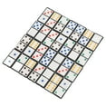 28Pcs Double Six Dominoes Set Plastic Portable Board Interactive Game ...