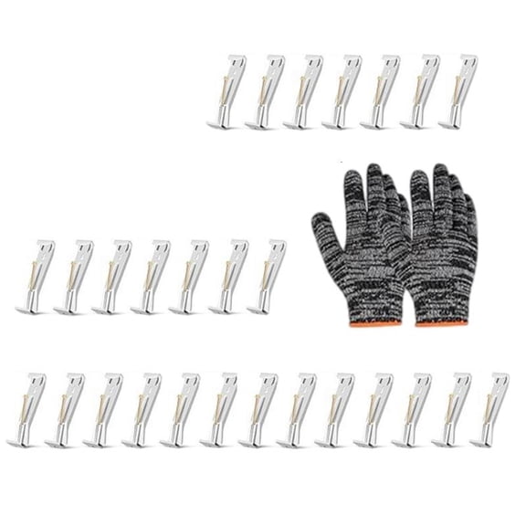 28Pcs Concealed Gutter Brackets Heavy Duty Rain Gutter Hangers Enduring