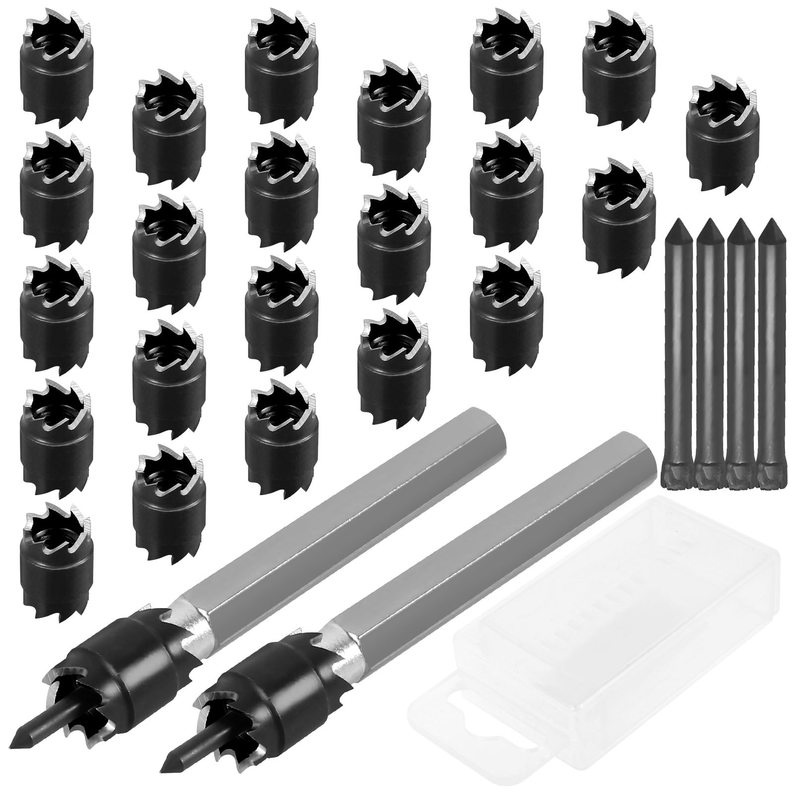 28Pcs High Speed Steel Spot Weld Cutter Set Precise Efficient Spot Weld Remover Drill Bit High Safety Welding Cutter Bit for DIY